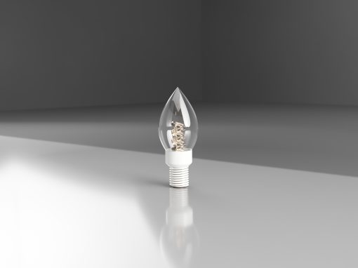 Light Bulb Experiment – Glass Render